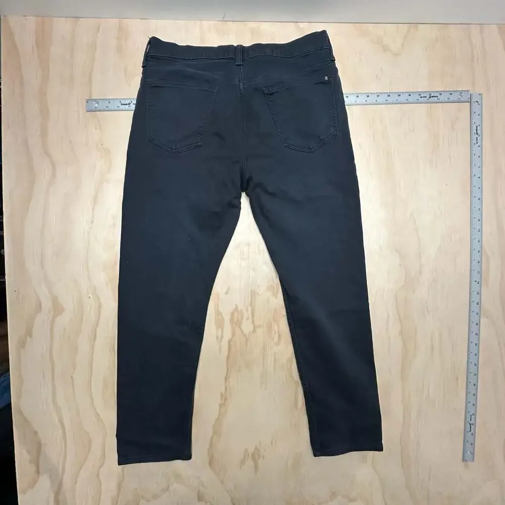 Banana Republic Black Slim Fit Denim Jeans Size 36x29